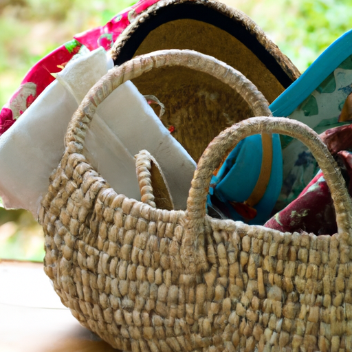 Baskets With Lining. Lots Of Great Ideas On How To Line Your Basket.